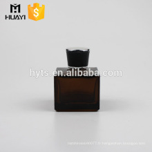 Bouteille de verre de parfum vide 100ml européen noir bouteille